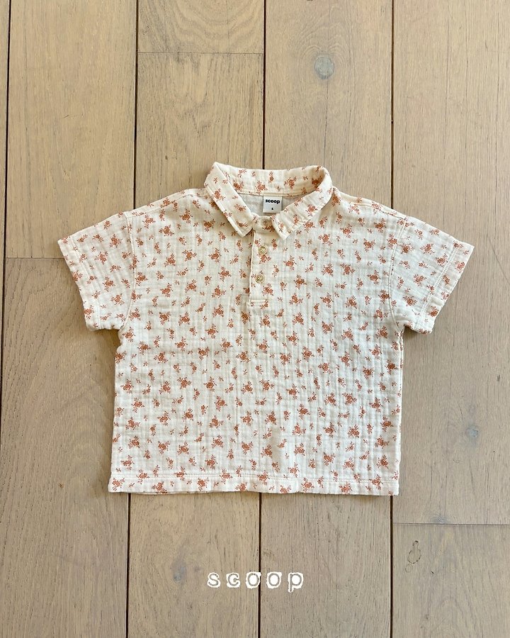 Scoop - Korean Children Fashion - #magicofchildhood - Cottage Collar Tee - 3
