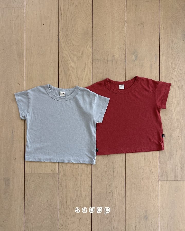 Scoop - Korean Children Fashion - #magicofchildhood - Creamy Modal Tee