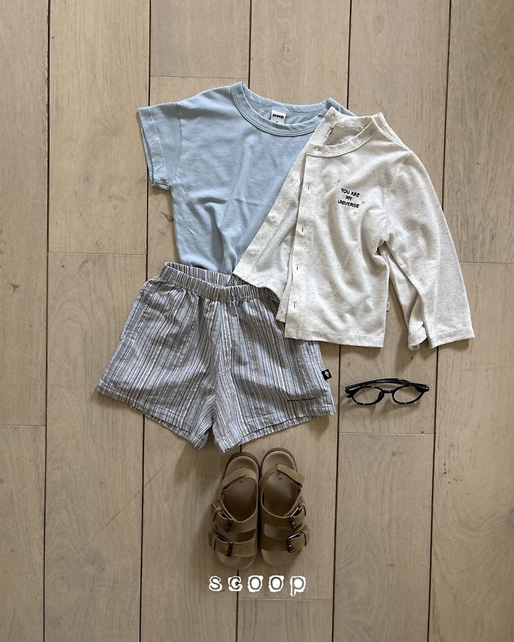 Scoop - Korean Children Fashion - #minifashionista - Breeze Stripe Shorts - 11