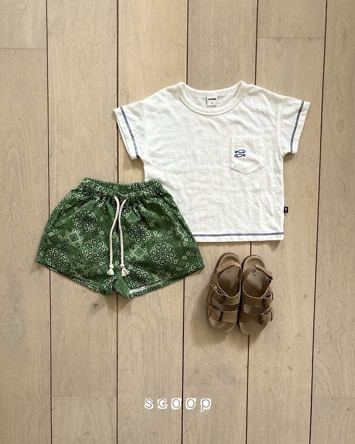 Scoop - Korean Children Fashion - #minifashionista - Fish Chain Tee - 8