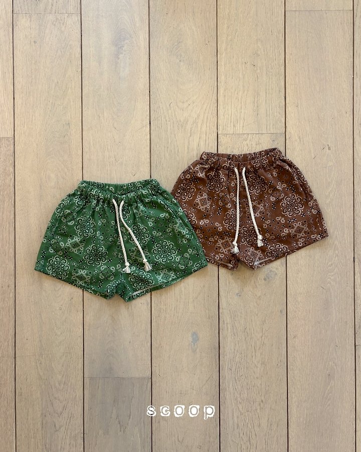 Scoop - Korean Children Fashion - #prettylittlegirls - Paisley Shorts