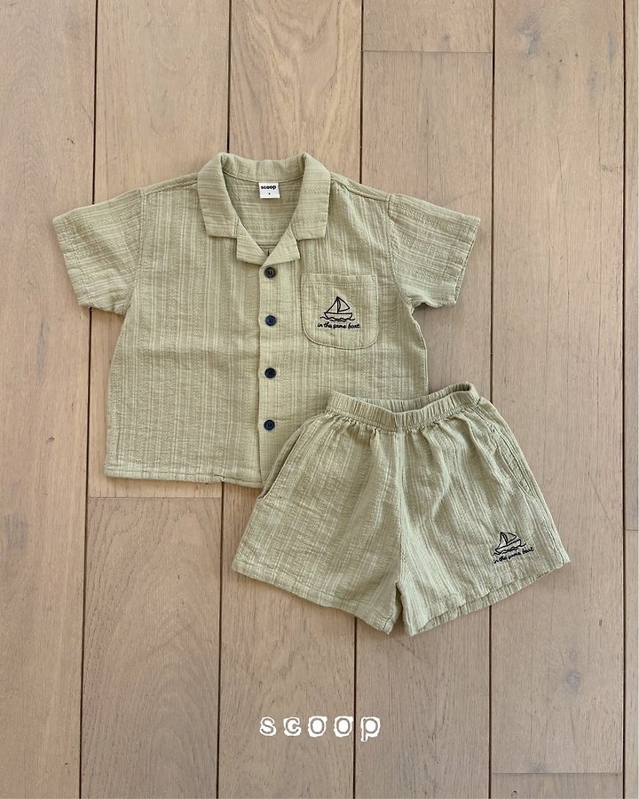 Scoop - Korean Children Fashion - #prettylittlegirls - Boat Collar Shorts - 11