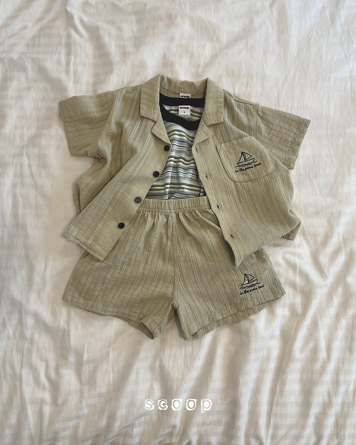 Scoop - Korean Children Fashion - #prettylittlegirls - Boat Collar Shirt - 10