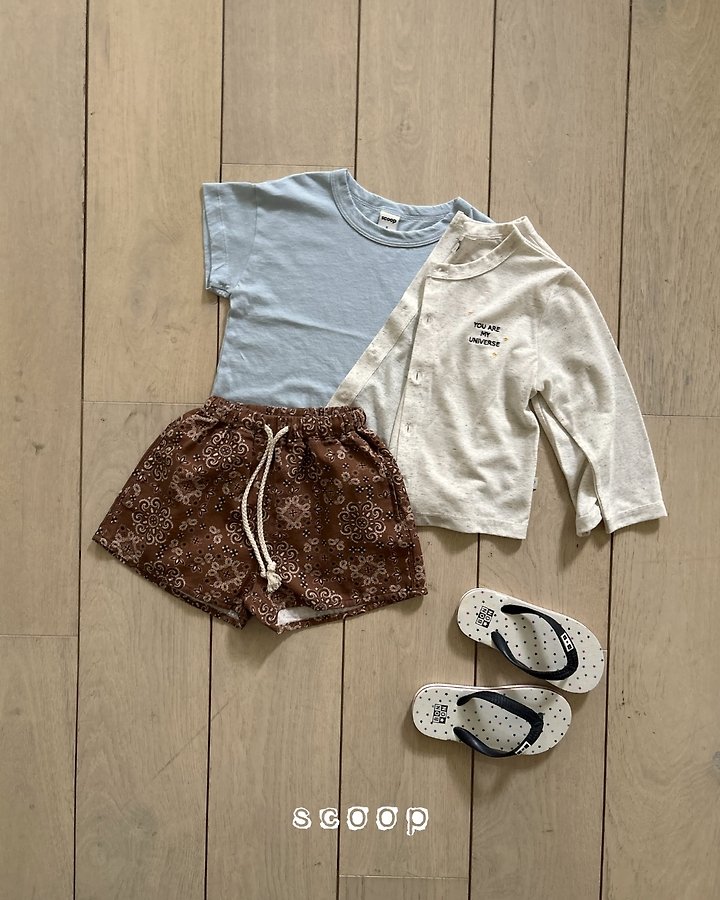 Scoop - Korean Children Fashion - #toddlerclothing - Creamy Modal Tee - 5