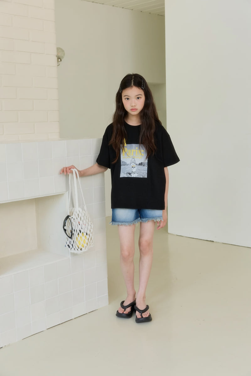 Sm2 - Korean Children Fashion - #Kfashion4kids - Paris Puppy Tee - 5