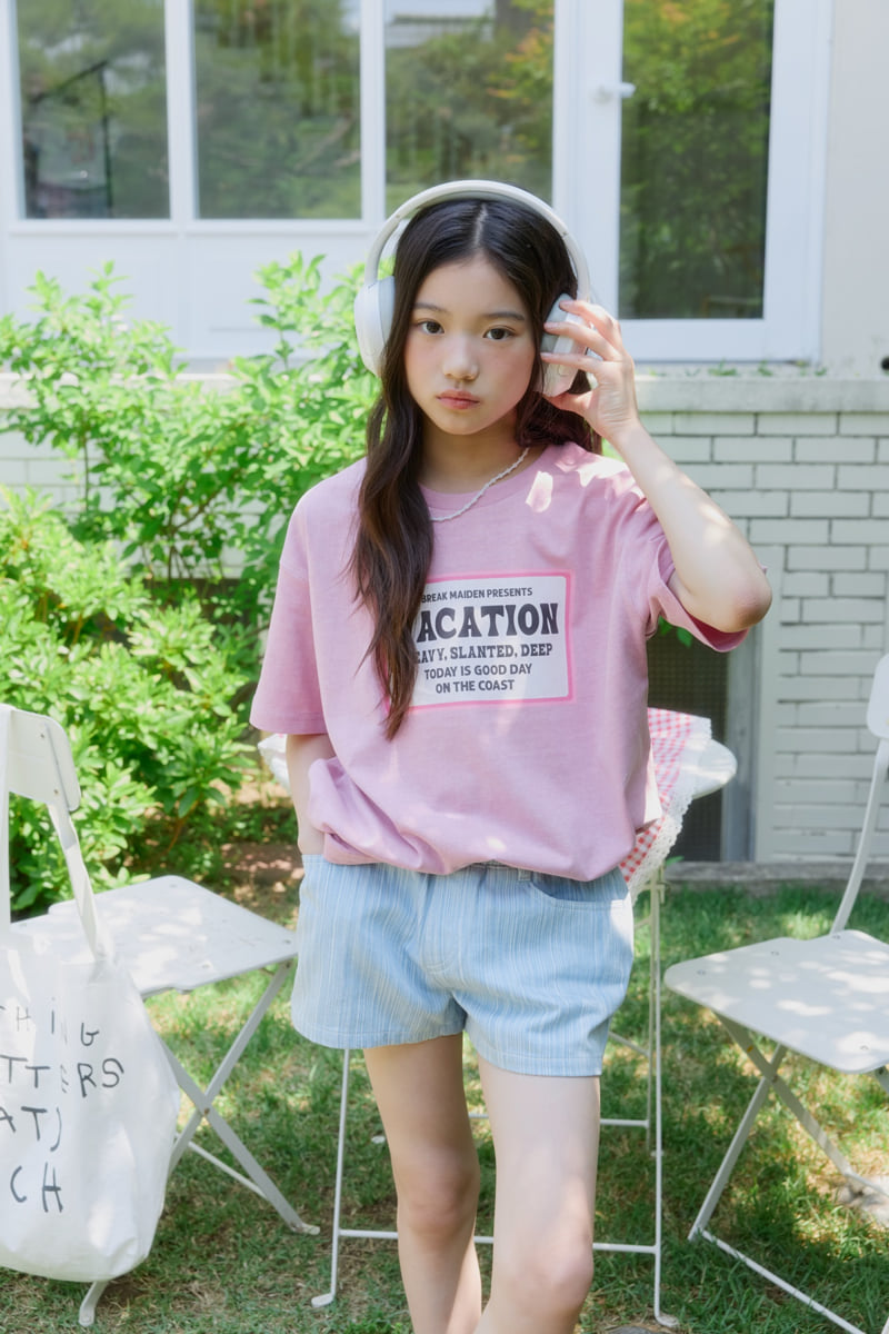 Sm2 - Korean Children Fashion - #childofig - Stripe Denim Pants - 5