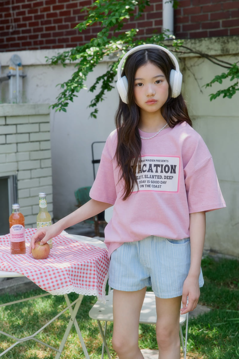 Sm2 - Korean Children Fashion - #childrensboutique - Stripe Denim Pants - 6