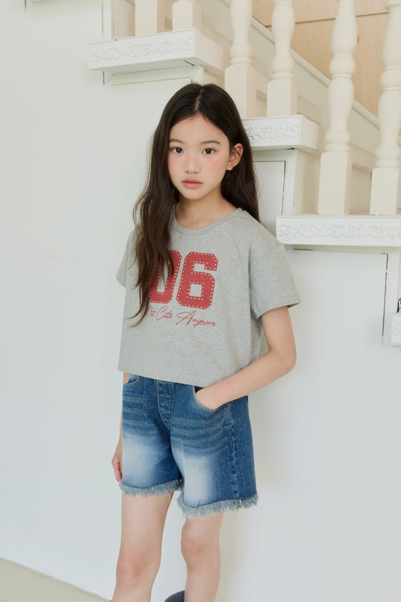 Sm2 - Korean Children Fashion - #childrensboutique - Number Hotfix Tee - 4