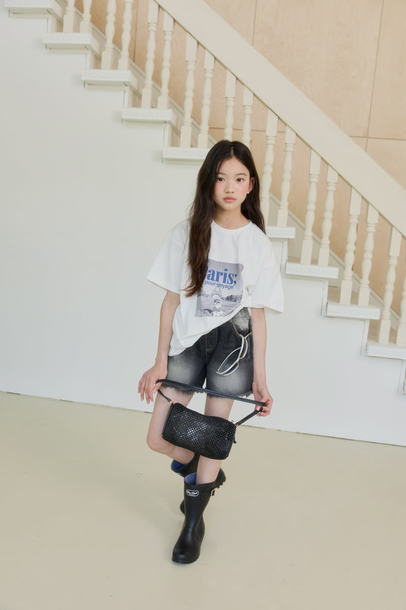 Sm2 - Korean Children Fashion - #designkidswear - Cutting Denim Shorts - 12