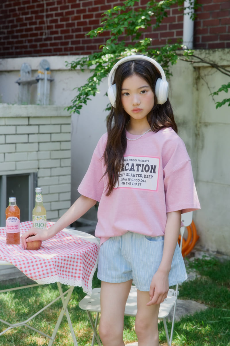 Sm2 - Korean Children Fashion - #designkidswear - Stripe Denim Pants - 7