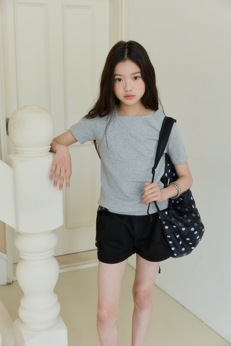 Sm2 - Korean Children Fashion - #designkidswear - Shirring Slit Tee - 4
