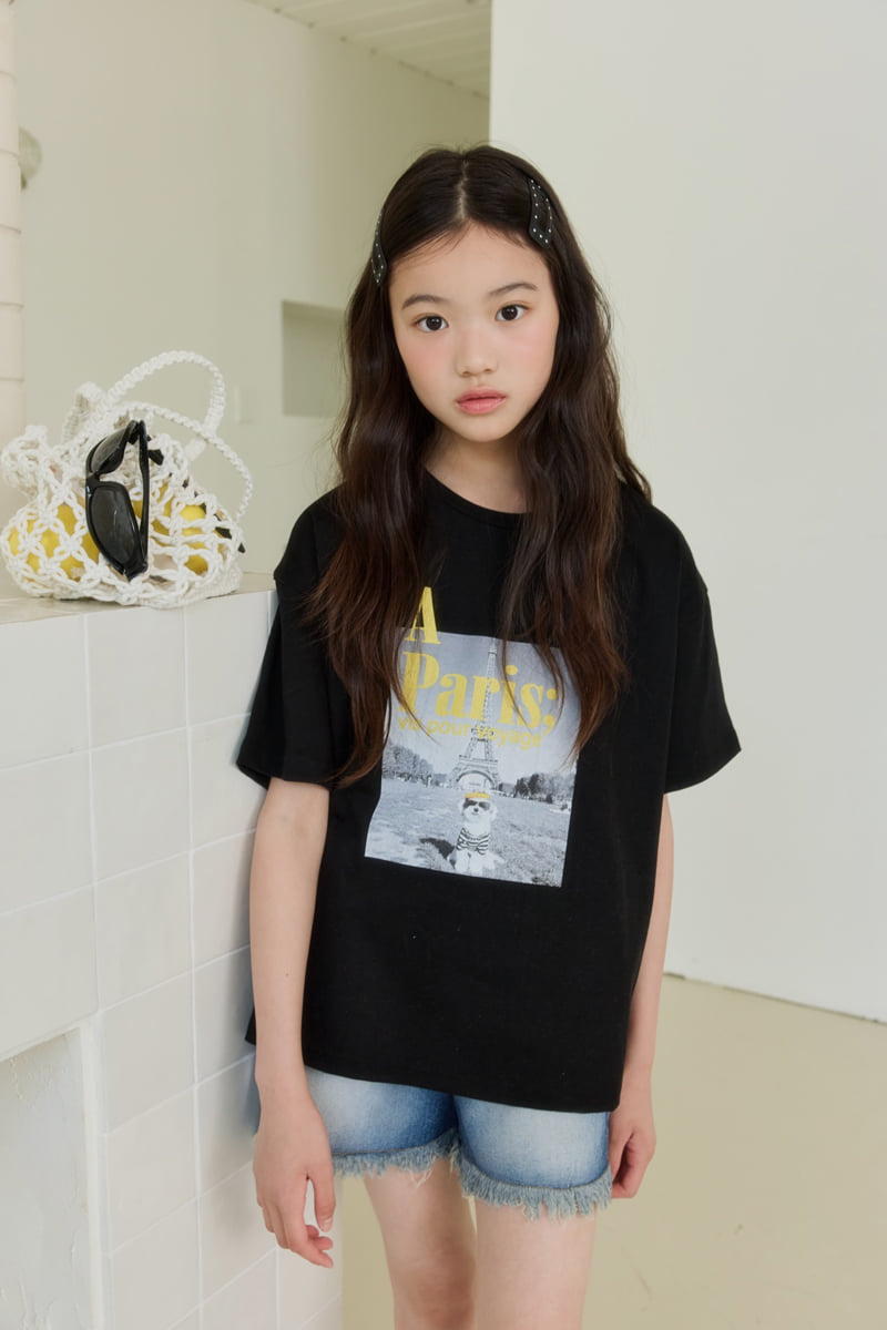 Sm2 - Korean Children Fashion - #fashionkids - Paris Puppy Tee