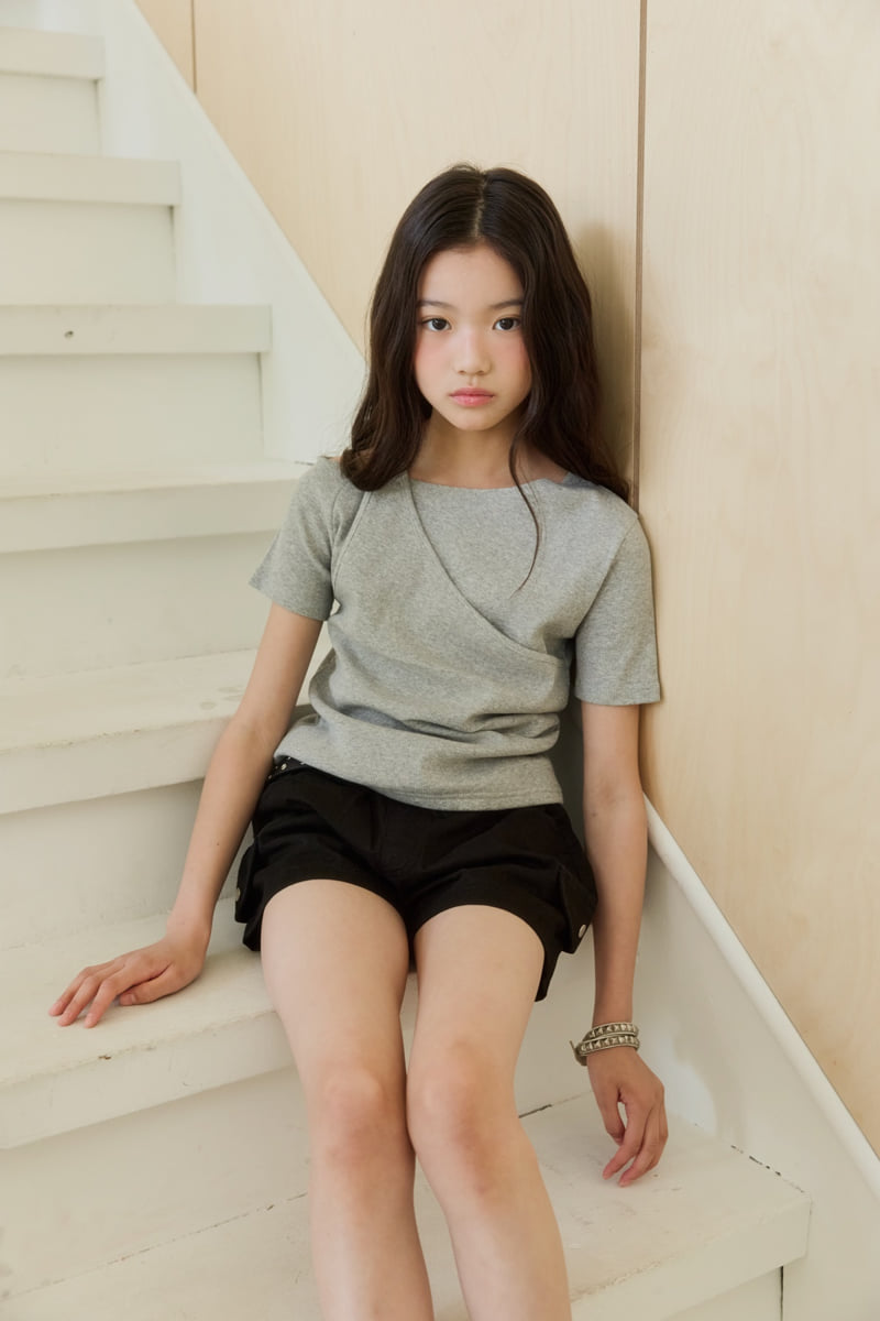 Sm2 - Korean Children Fashion - #kidsstore - Shirring Slit Tee - 7