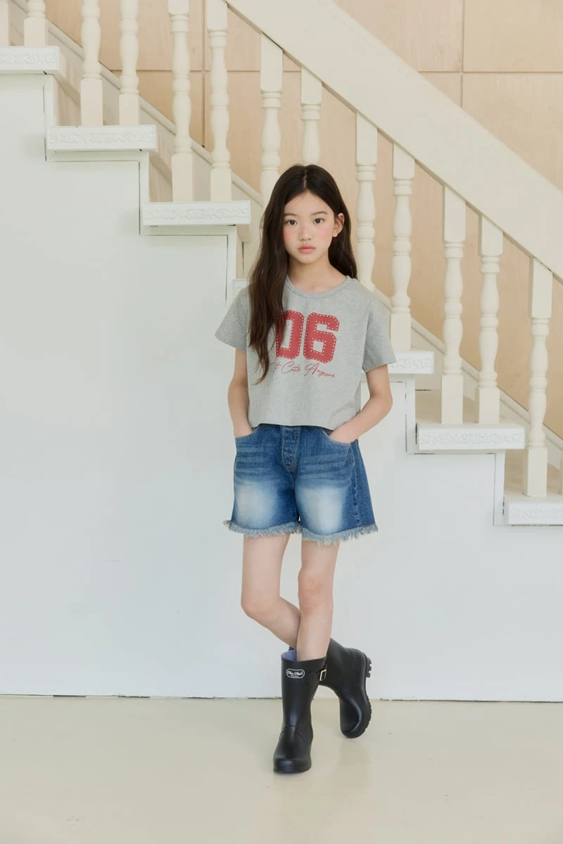 Sm2 - Korean Children Fashion - #kidzfashiontrend - Number Hotfix Tee - 9