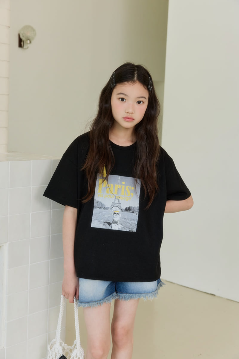 Sm2 - Korean Children Fashion - #kidsstore - Paris Puppy Tee - 4