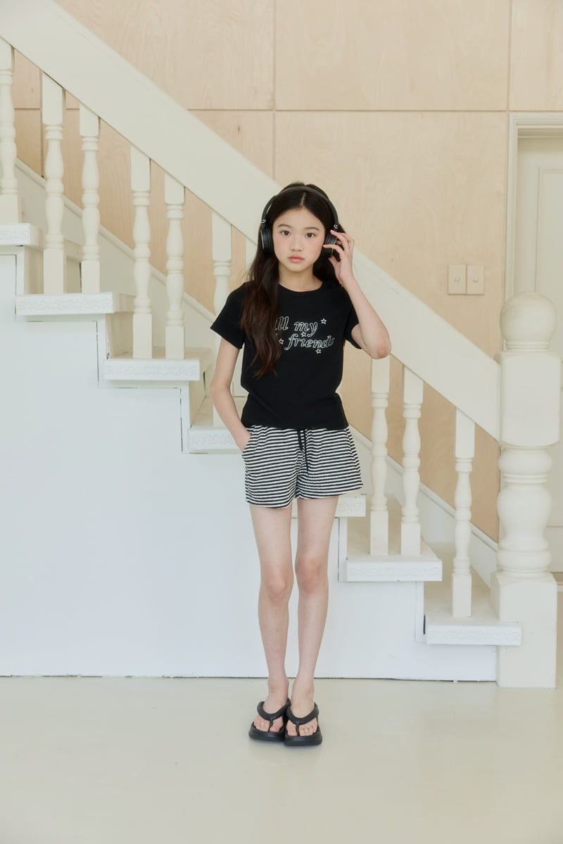 Sm2 - Korean Children Fashion - #kidzfashiontrend - Bubble Stripe Pants - 3