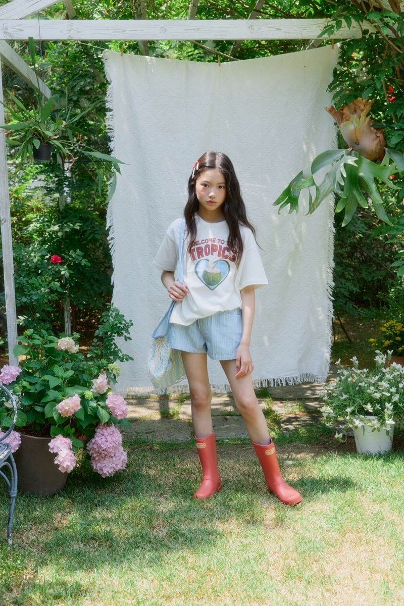 Sm2 - Korean Children Fashion - #kidzfashiontrend - Stripe Denim Pants - 12