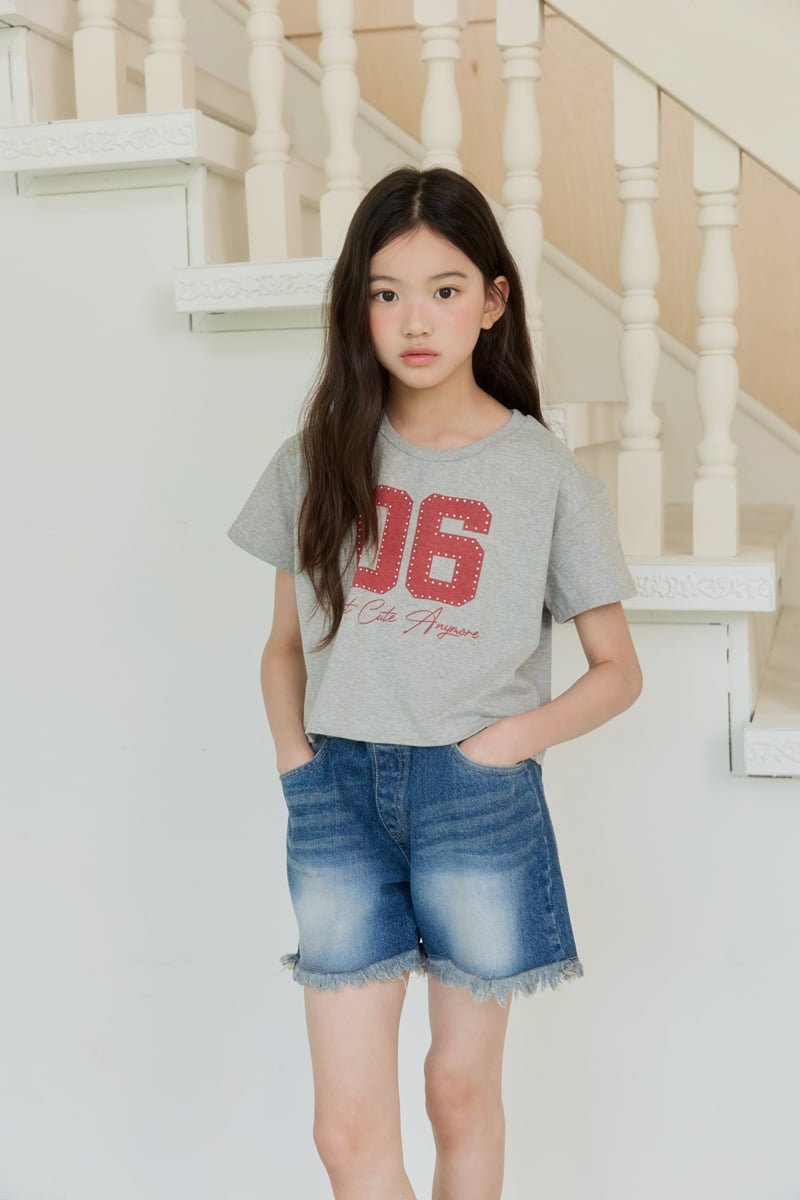 Sm2 - Korean Children Fashion - #littlefashionista - Number Hotfix Tee - 11