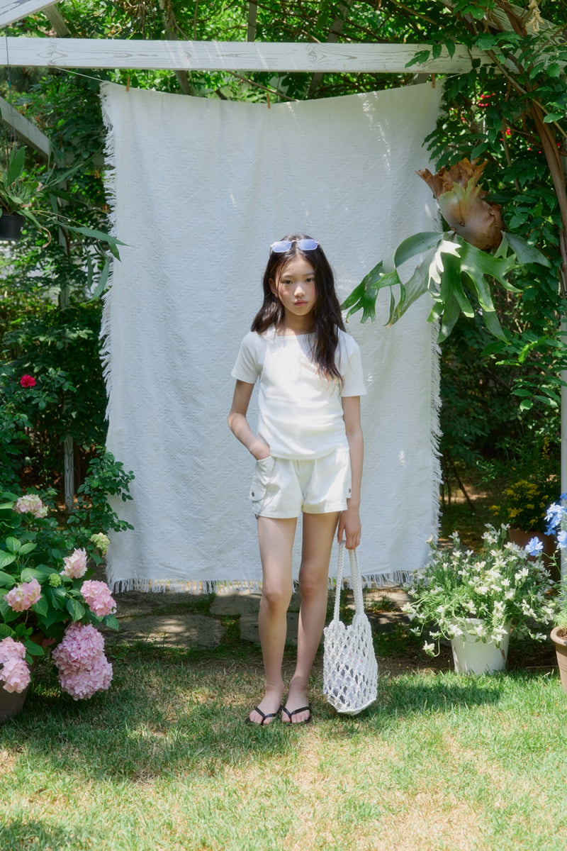 Sm2 - Korean Children Fashion - #magicofchildhood - Shirring Slit Tee - 11
