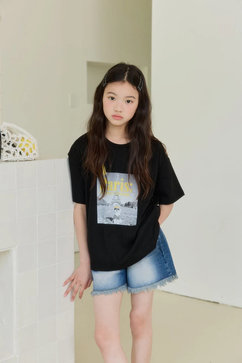 Sm2 - Korean Children Fashion - #magicofchildhood - Paris Puppy Tee - 7