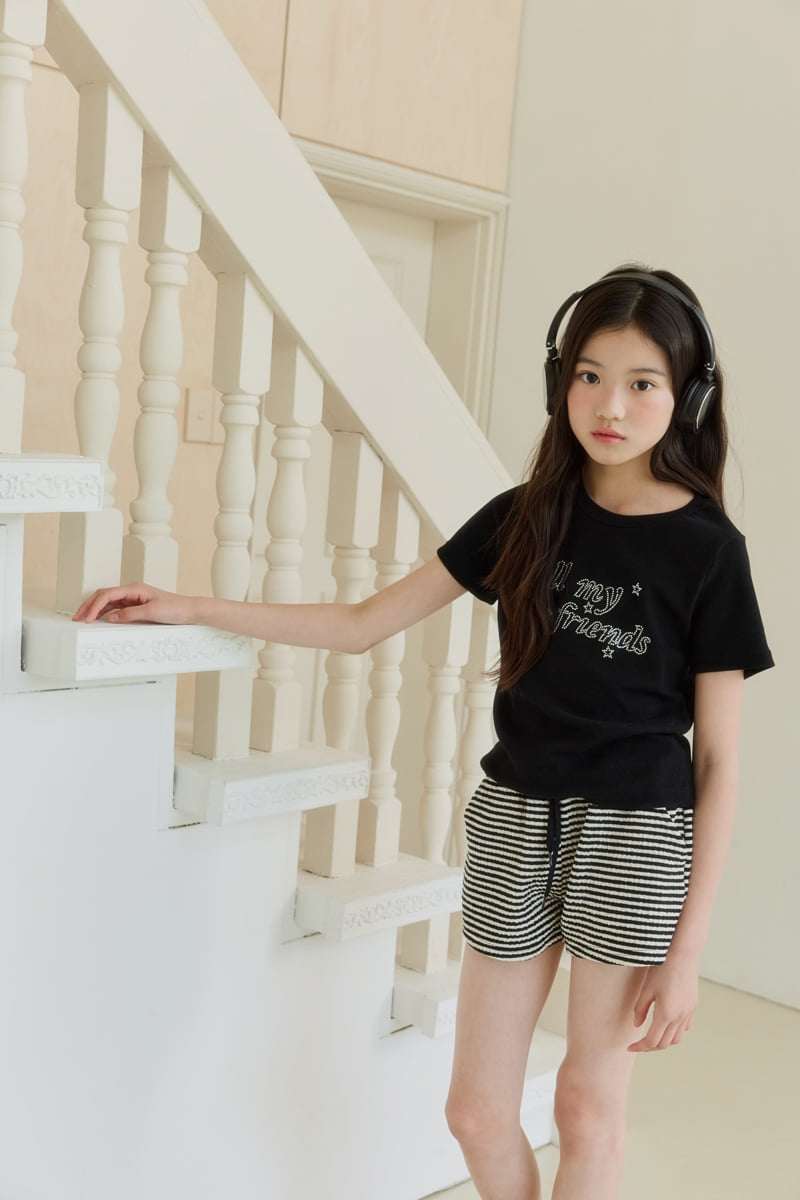 Sm2 - Korean Children Fashion - #magicofchildhood - Bubble Stripe Pants - 6