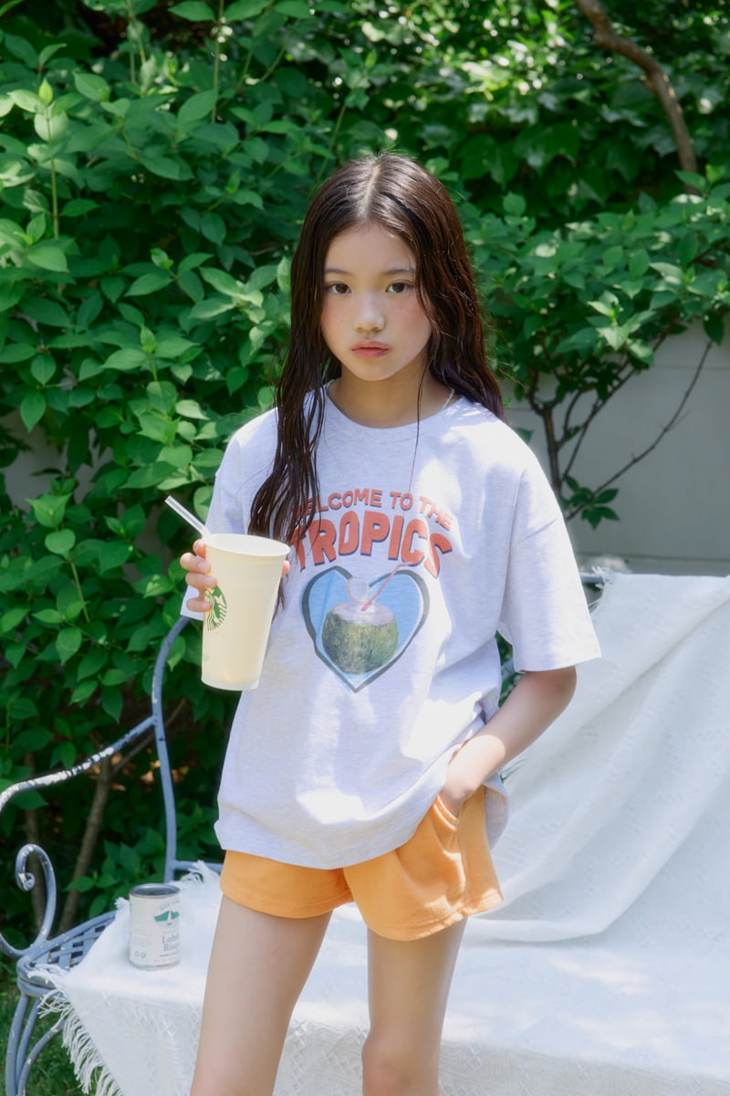 Sm2 - Korean Children Fashion - #minifashionista - Tropical Tee