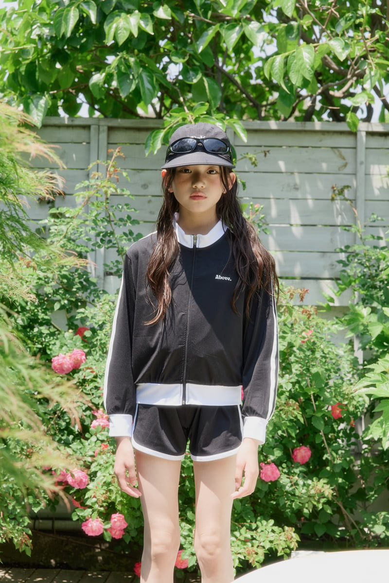 Sm2 - Korean Children Fashion - #prettylittlegirls - Rash Guard Zip-Up Set - 11