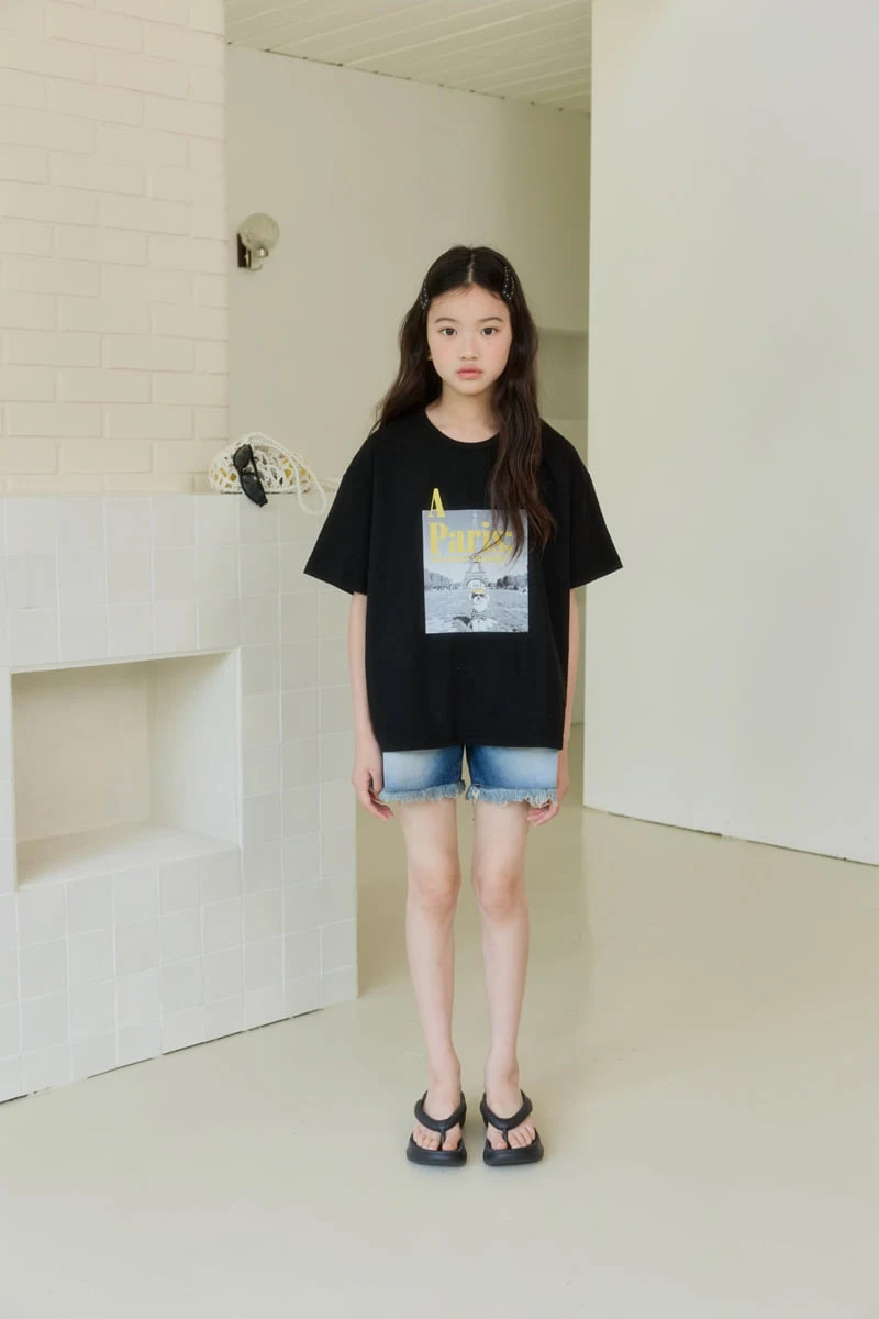Sm2 - Korean Children Fashion - #prettylittlegirls - Paris Puppy Tee - 9