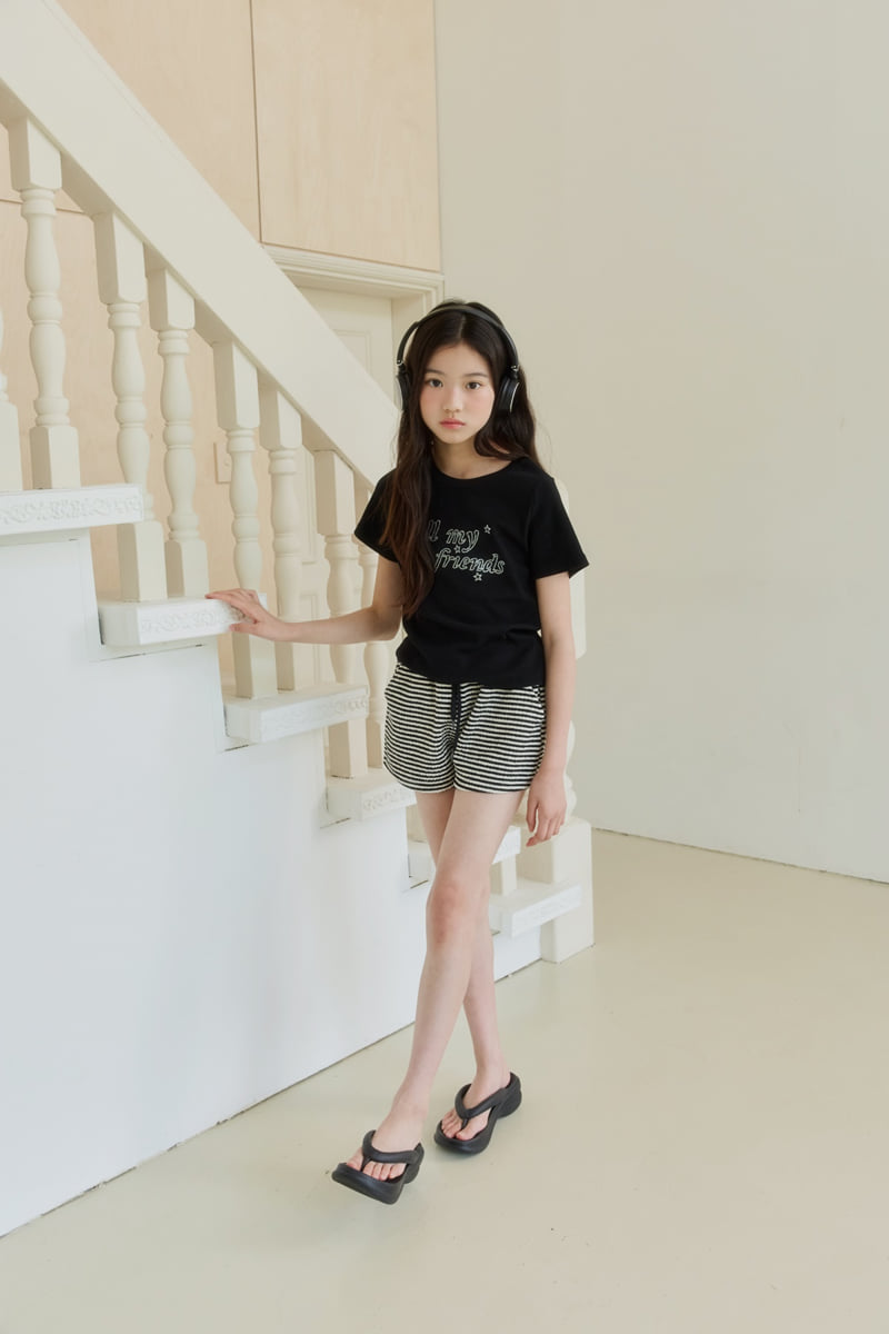 Sm2 - Korean Children Fashion - #prettylittlegirls - Crystal Tee - 3