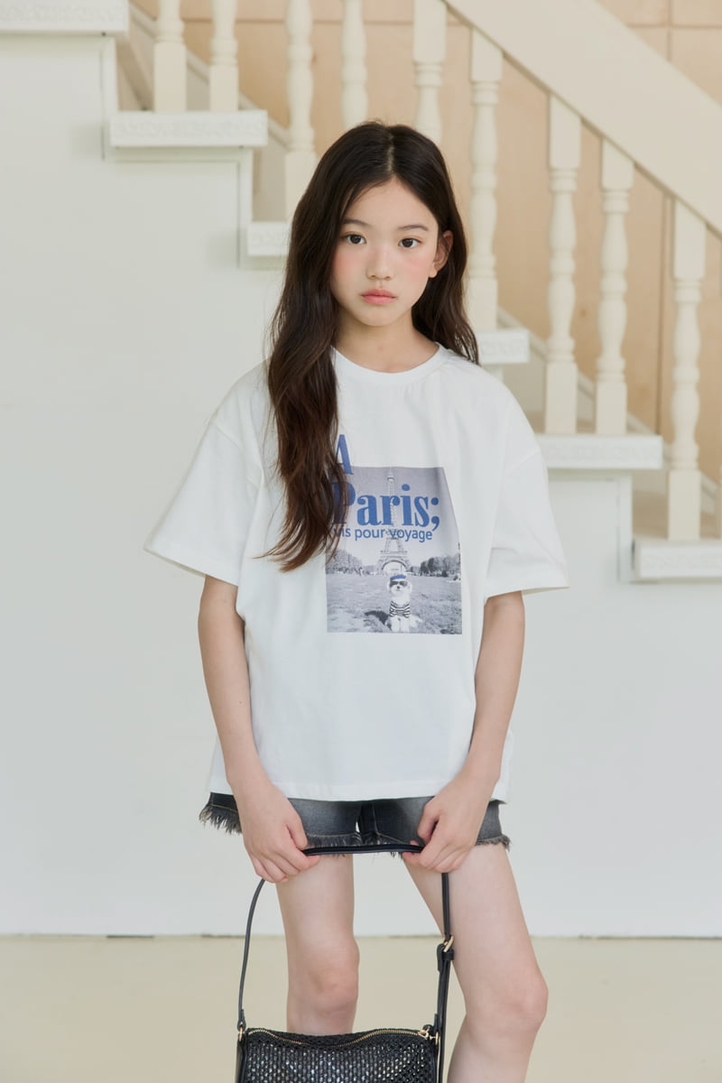 Sm2 - Korean Children Fashion - #stylishchildhood - Paris Puppy Tee - 12