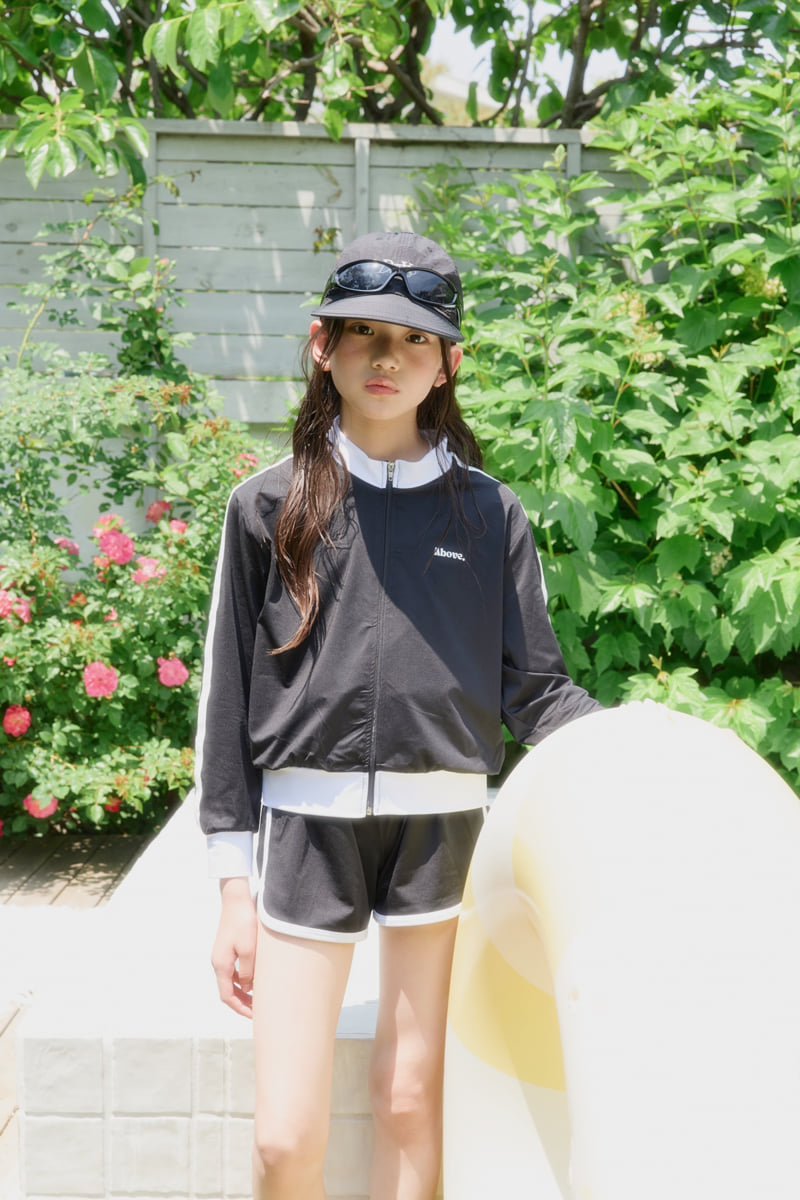 Sm2 - Korean Children Fashion - #todddlerfashion - Rash Guard Zip-Up Set - 12