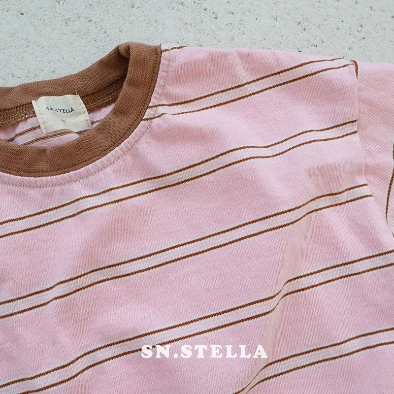 Sn.stella - Korean Children Fashion - #Kfashion4kids - Bonbon Stripe Tee - 11