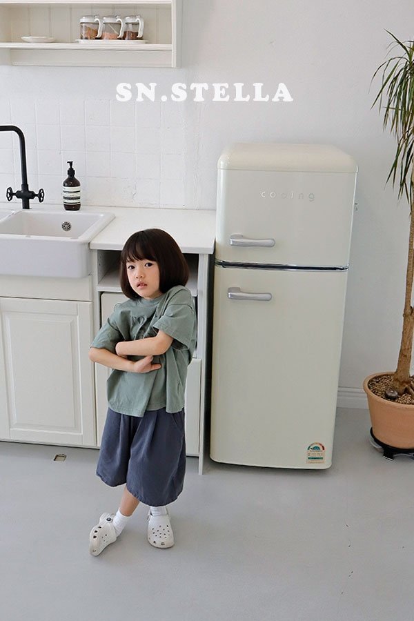 Sn.stella - Korean Children Fashion - #childofig - Wide Half Pants - 12