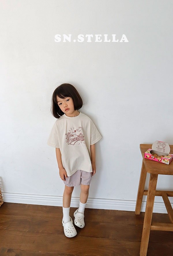 Sn.stella - Korean Children Fashion - #childrensboutique - Baseball Tee - 5