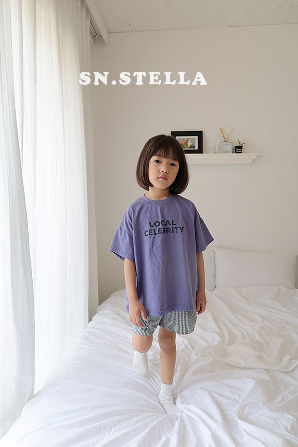 Sn.stella - Korean Children Fashion - #designkidswear - Check Shorts - 7