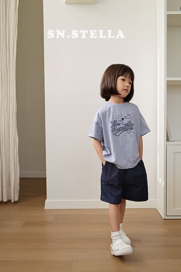 Sn.stella - Korean Children Fashion - #discoveringself - Baseball Tee - 7