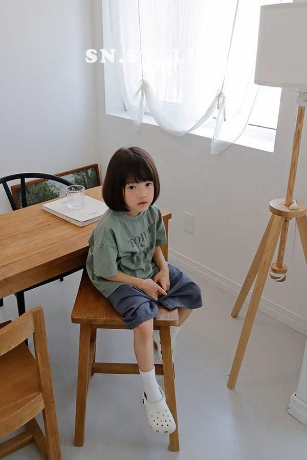Sn.stella - Korean Children Fashion - #discoveringself - Today Tee - 5