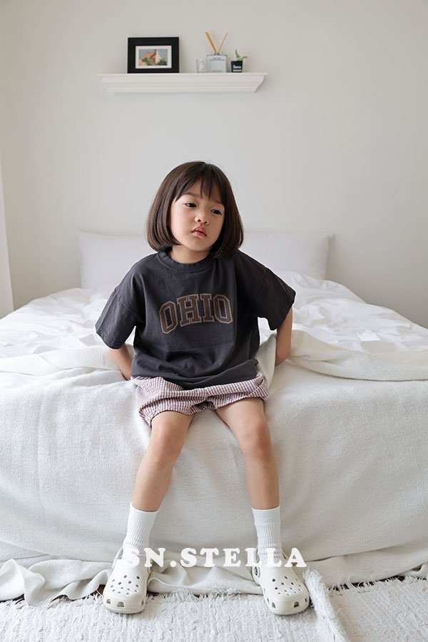 Sn.stella - Korean Children Fashion - #kidzfashiontrend - Check Shorts - 12