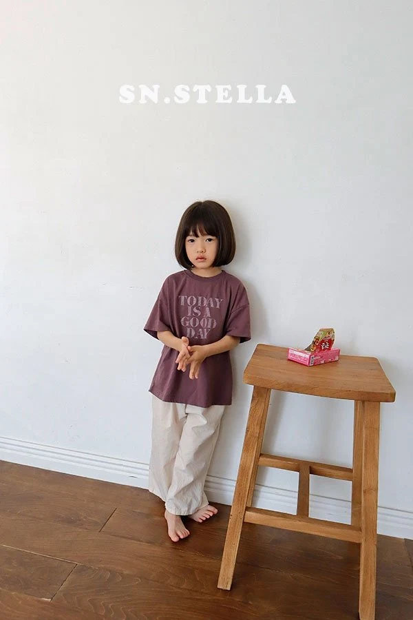 Sn.stella - Korean Children Fashion - #magicofchildhood - Today Tee - 12