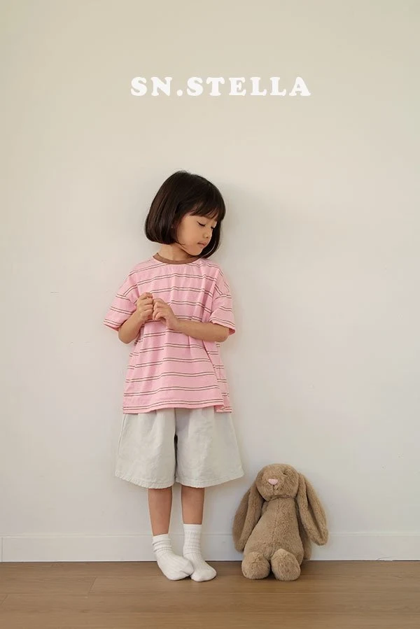 Sn.stella - Korean Children Fashion - #magicofchildhood - Wide Half Pants - 9