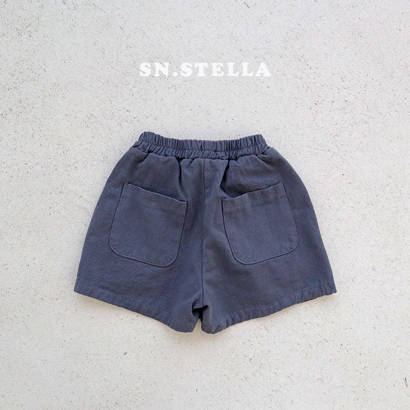 Sn.stella - Korean Children Fashion - #minifashionista - Wide Half Pants - 10
