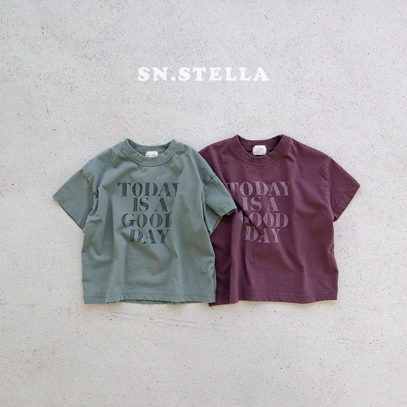 Sn.stella - Korean Children Fashion - #stylishchildhood - Today Tee