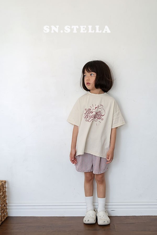 Sn.stella - Korean Children Fashion - #toddlerclothing - Check Shorts - 3