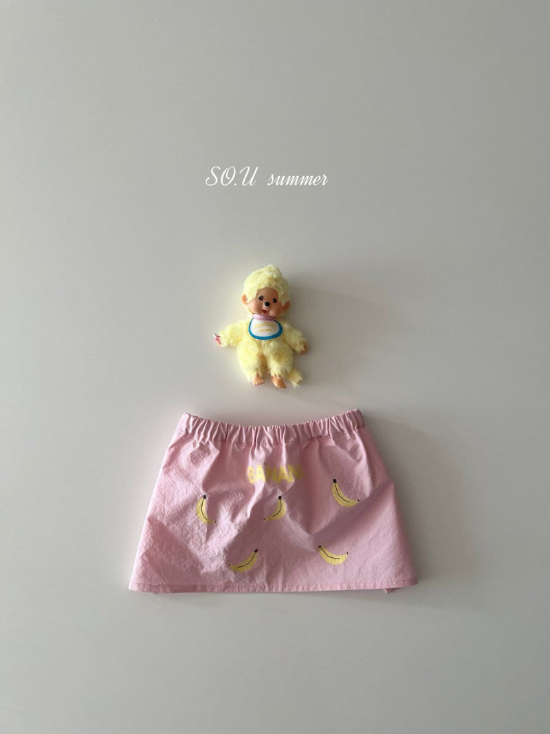 So U - Korean Baby Fashion - #babyboutiqueclothing - Banana Apron