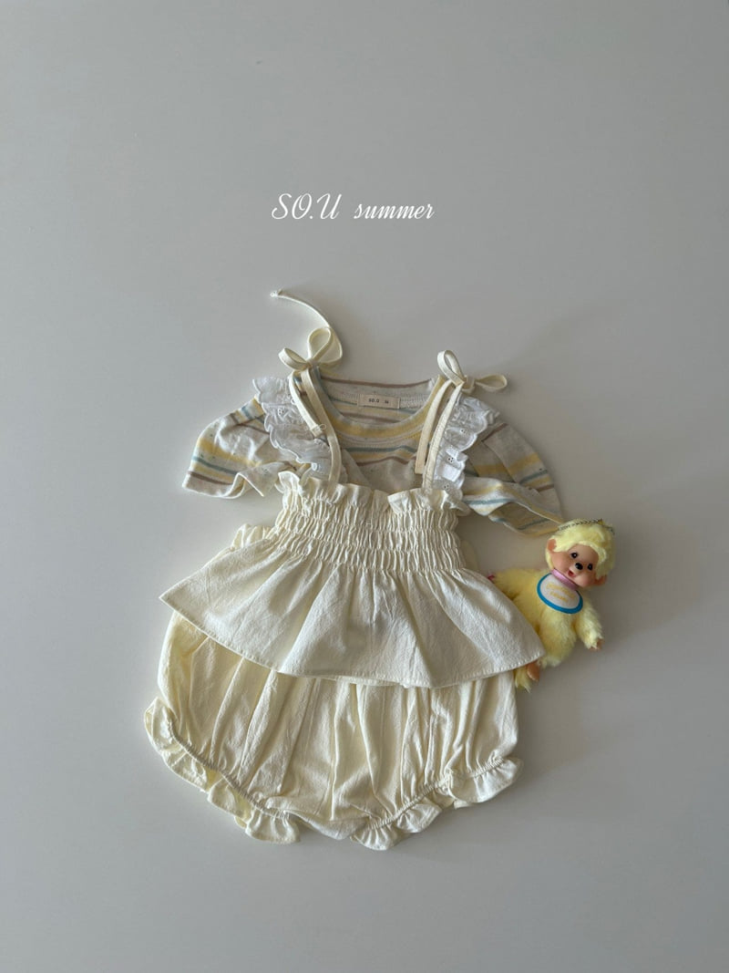 So U - Korean Baby Fashion - #babyboutiqueclothing - Summer Smocked Set - 10