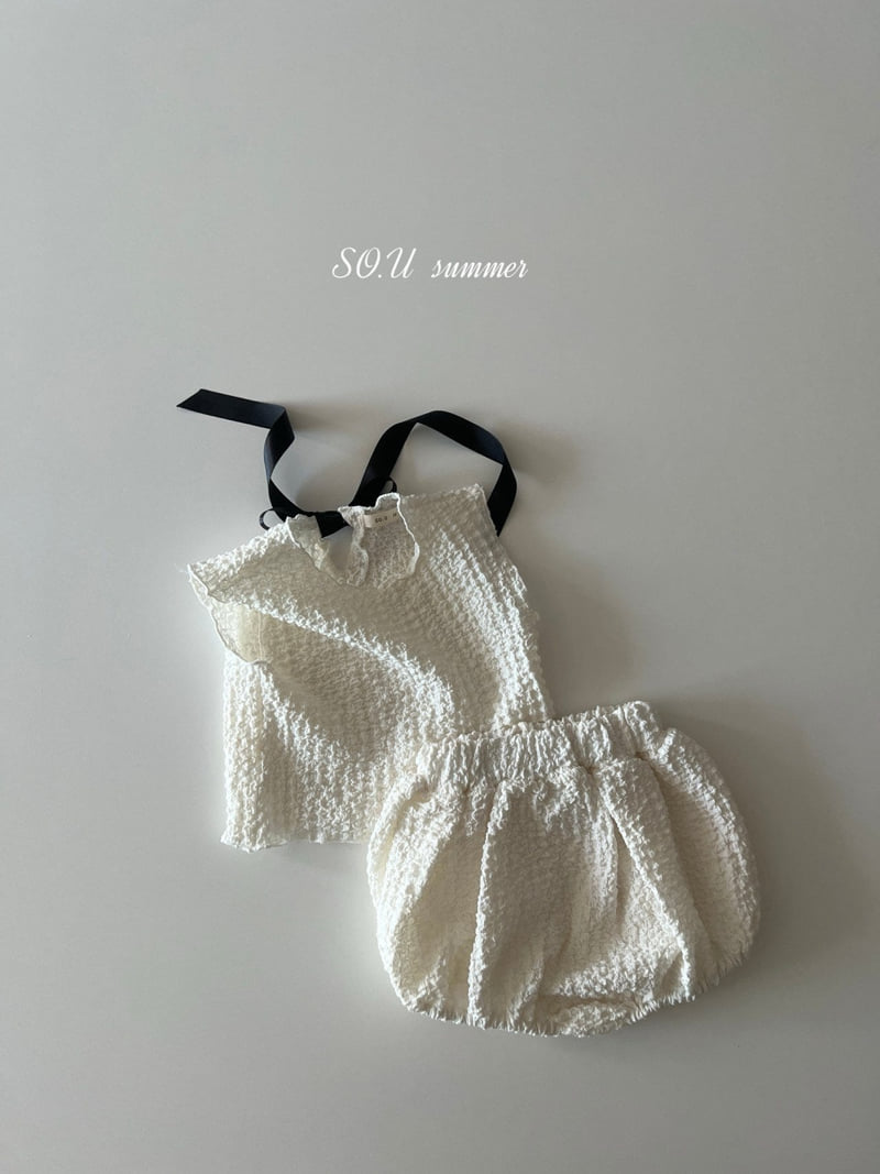 So U - Korean Baby Fashion - #babyboutiqueclothing - Crinkle Bloomer Set - 8