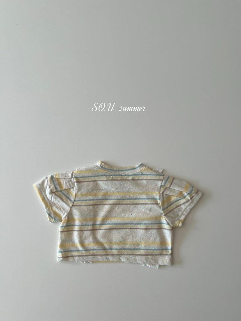 So U - Korean Baby Fashion - #babyboutiqueclothing - Popcorn Lace Puff Tee - 5
