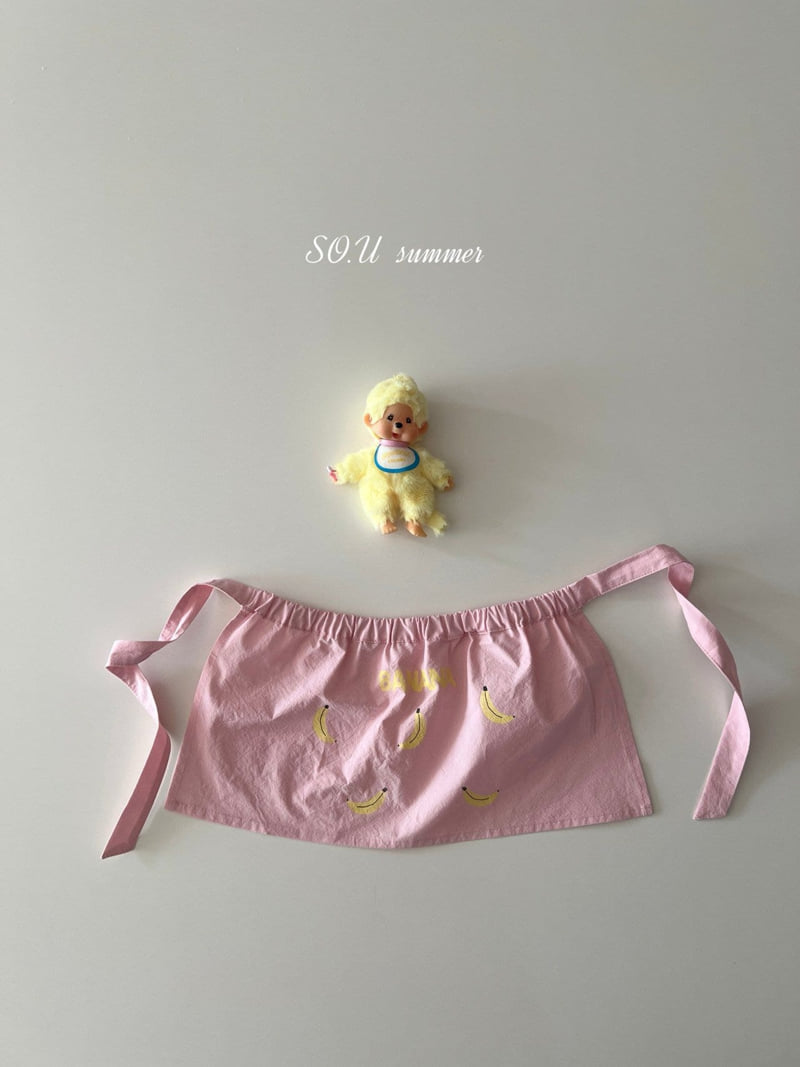 So U - Korean Baby Fashion - #babyclothing - Banana Apron - 2