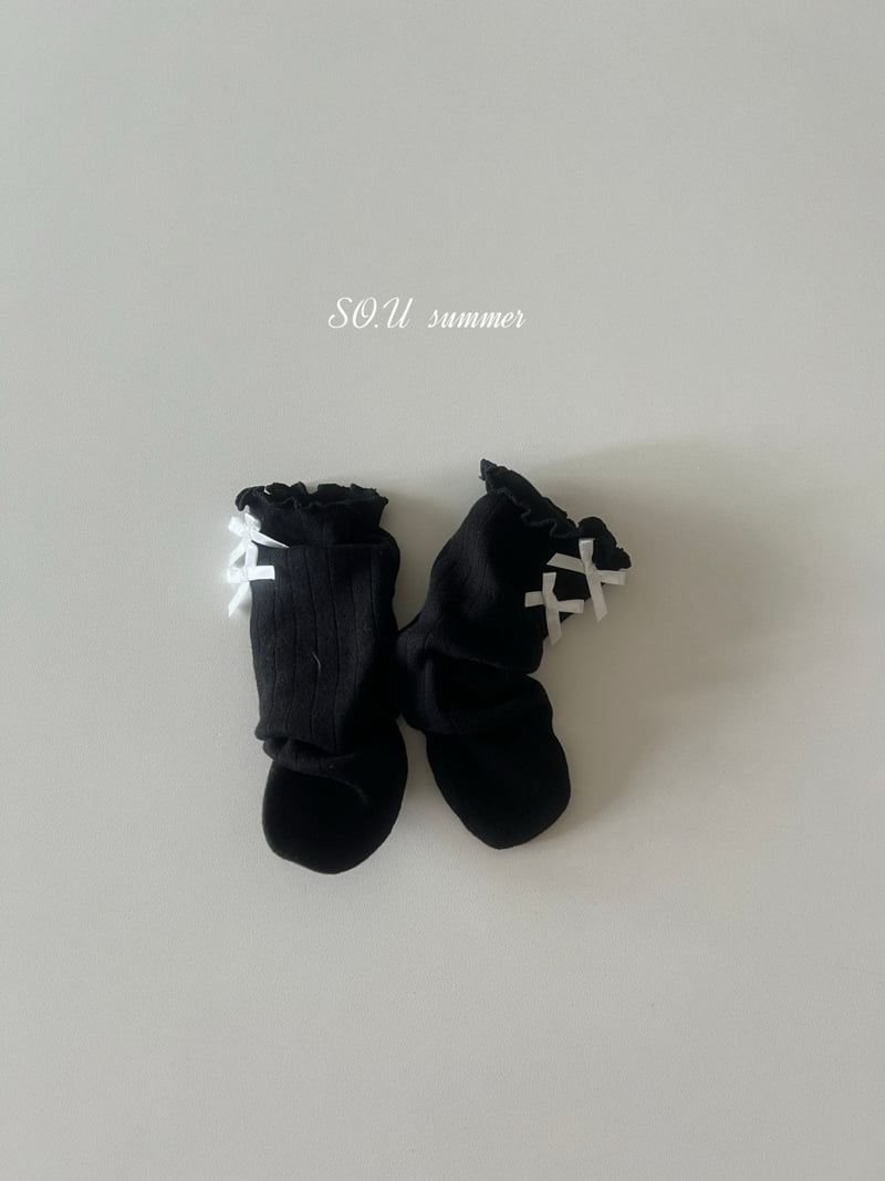 So U - Korean Baby Fashion - #babyclothing - Mini Ribbon Knee Socks - 4