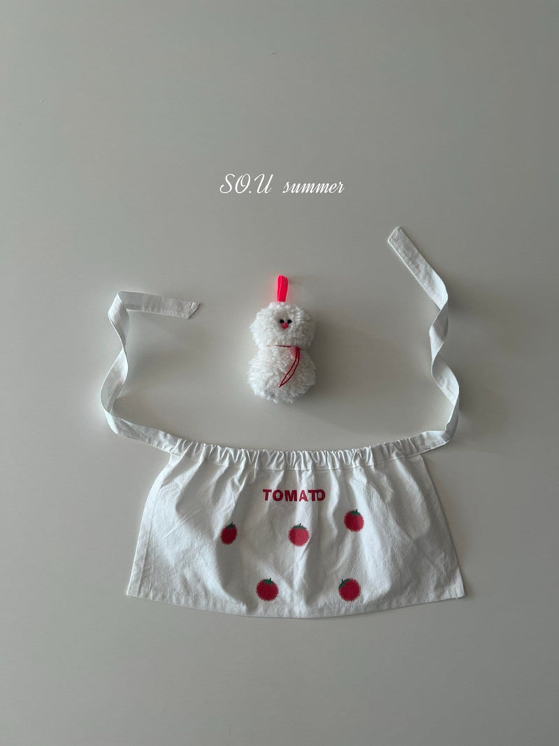 So U - Korean Baby Fashion - #babyfashion - Tomato Apron